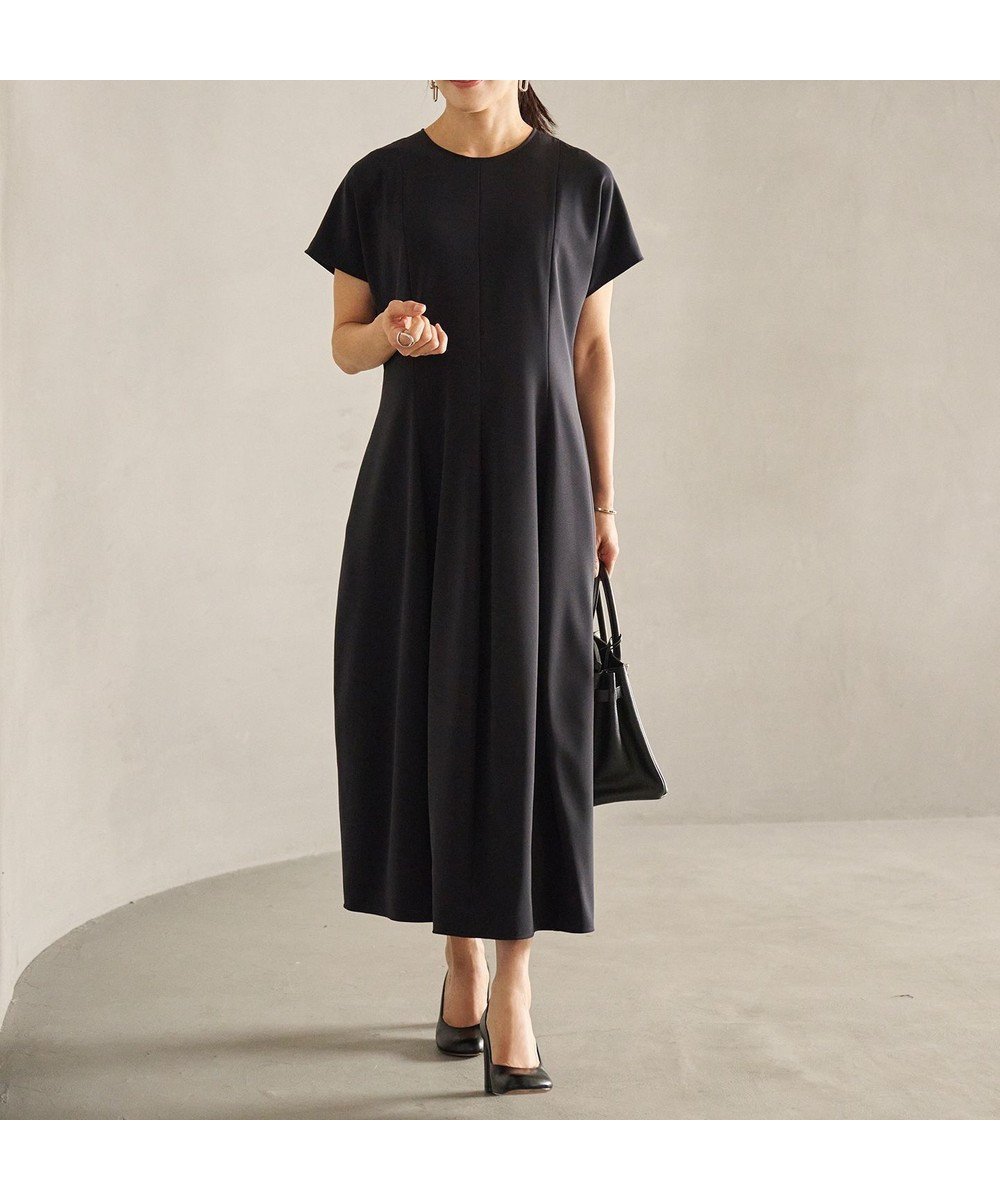 【ハッシュニュアンス/#Newans】の【セレモニーにも】コクーンフォルムドレス 人気、トレンドファッション・服の通販 founy(ファニー) 　ファッション　Fashion　レディースファッション　WOMEN　ワンピース　Dress　ドレス　Party Dresses　コクーン　Cocoon　シンプル　Simple　ストレッチ　Stretch　スリーブ　Sleeve　セレモニー　Ceremony　パターン　Pattern　フレンチ　French　ワーク　Work　夏　Summer　春　Spring　S/S・春夏　Ss・Spring/Summer　 other-1|ID: prp329100004549287 ipo3291000000032223237