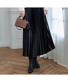 【自由区/JIYU-KU】の【ウエストゴム・洗える】ブライトサテンプリーツ スカート 人気、トレンドファッション・服の通販 founy(ファニー) ファッション Fashion レディースファッション Fashion for Women スカート Skirts プリーツスカート / 上品フェミニンスタイル Pleated Skirts おすすめ Recommended / Our Picks サテン Satin, Glossy Fabric トレンド Trend, Trending Now ドレープ Drape, Draping Fabric フレア Flare, Flared プリーツ Pleats, Pleated エレガント 上品 Elegant 洗える Machine Washable A/W・秋冬 Autumn/Winter thumbnail ブラック|ID: prp329100004549288 ipo3291000000033617607