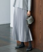 【自由区/JIYU-KU】の【ウエストゴム・洗える】ブライトサテンプリーツ スカート 人気、トレンドファッション・服の通販 founy(ファニー) ファッション Fashion レディースファッション Fashion for Women スカート Skirts プリーツスカート / 上品フェミニンスタイル Pleated Skirts おすすめ Recommended / Our Picks サテン Satin, Glossy Fabric トレンド Trend, Trending Now ドレープ Drape, Draping Fabric フレア Flare, Flared プリーツ Pleats, Pleated エレガント 上品 Elegant 洗える Machine Washable A/W・秋冬 Autumn/Winter thumbnail ライトグレー|ID: prp329100004549288 ipo3291000000033617608