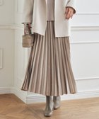 【自由区/JIYU-KU】の【ウエストゴム・洗える】ブライトサテンプリーツ スカート 人気、トレンドファッション・服の通販 founy(ファニー) ファッション Fashion レディースファッション Fashion for Women スカート Skirts プリーツスカート / 上品フェミニンスタイル Pleated Skirts おすすめ Recommended / Our Picks サテン Satin, Glossy Fabric トレンド Trend, Trending Now ドレープ Drape, Draping Fabric フレア Flare, Flared プリーツ Pleats, Pleated エレガント 上品 Elegant 洗える Machine Washable A/W・秋冬 Autumn/Winter thumbnail ベージュ|ID: prp329100004549288 ipo3291000000033617609