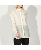 【ジョゼフ/JOSEPH】の【洗える】ボイル コンボ ロングスリーブブラウス 人気、トレンドファッション・服の通販 founy(ファニー) ファッション Fashion レディースファッション WOMEN トップス・カットソー Tops/Tshirt シャツ/ブラウス Shirts/Blouses カフス Cuffs コンビ Combination シルク Silk スタンド Stand スリーブ Sleeve ハンド Hand ブランケット Blanket ロング Long エレガント 上品 Elegant 夏 Summer 定番 Standard 春 Spring S/S・春夏 Ss・Spring/Summer 洗える Washable thumbnail White|ID: prp329100004549300 ipo3291000000032152001