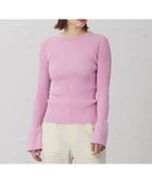 【ベイジ,/BEIGE,】の【otonaMUSE 5月号掲載】HANNA / リブニットトップス Pink|ID: prp329100004549307 ipo3291000000033570399
