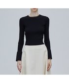 【ベイジ,/BEIGE,】の【otonaMUSE 5月号掲載】HANNA / リブニットトップス Black|ID: prp329100004549307 ipo3291000000033570400