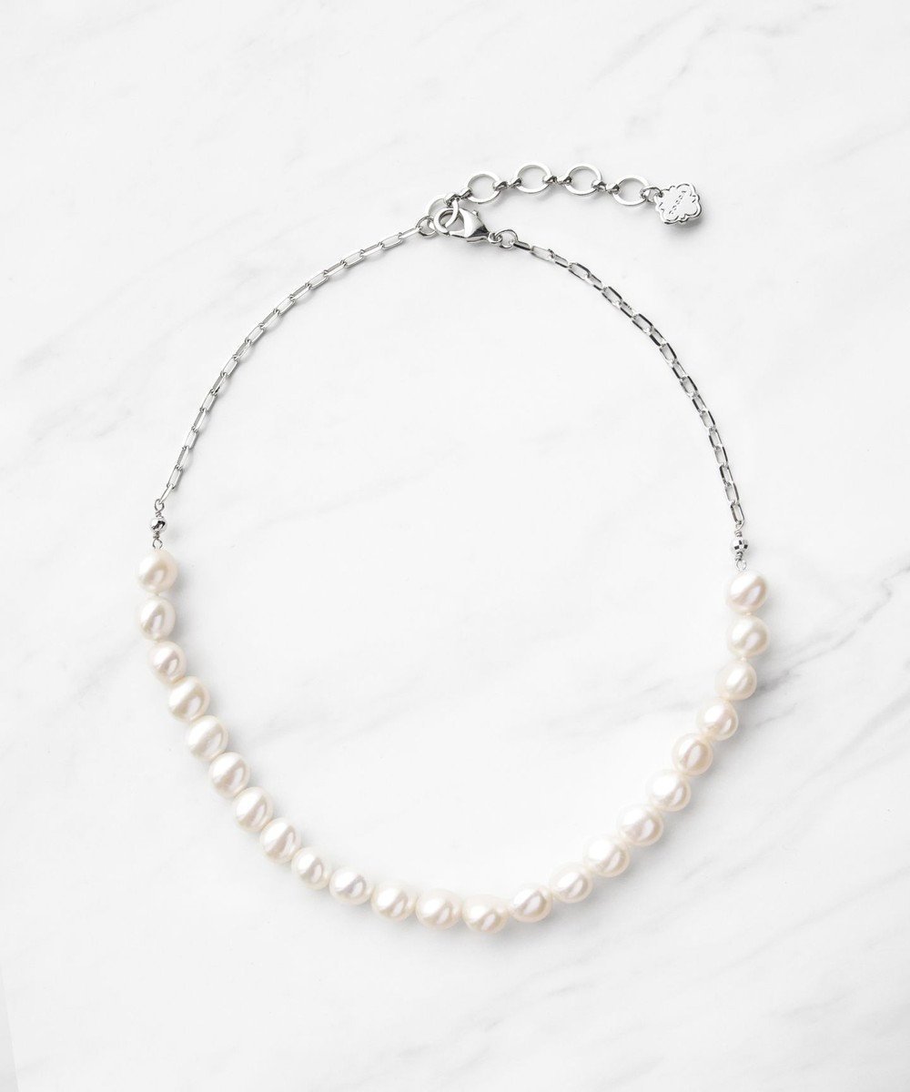 【トッカ/TOCCA】のBAROQUE PEARL NECKLACE 淡水バロックパール ネックレス インテリア・キッズ・メンズ・レディースファッション・服の通販 founy(ファニー) 　ファッション　Fashion　レディースファッション　Fashion for Women　ジュエリー　Jewelry　ネックレス　Necklaces & Pendants　2024年　2024　2024-2025秋冬・A/W　Autumn/Winter 2024–25 AW24–25　冬　Winter / This Winter　おすすめ　Recommended / Our Picks　アクセサリー　Fashion Accessories　ギフト プレゼント　Gift / Present　シンプル　Simple, Minimal　チェーン　Chain, Chain Strap　テクスチャー　Texture, Textured Fabric　ネックレス　Necklace, Pendant Necklace　ハーフ　Half, Half-Length　バロック　Baroque, Baroque Design　パール　Pearl, Pearl Accent　フォルム　Silhouette, Form　リュクス　Luxury, Elegant, High-End, Chic　A/W・秋冬　Autumn/Winter　雑誌　Magazine, Fashion Magazine　シルバー系|ID: prp329100004549313 ipo3291000000033688033