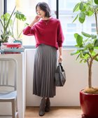 【エニー/ANY】の【洗濯機可/ウエストゴム】プリーツスカート グレー|ID: prp329100004549323 ipo3291000000034337881