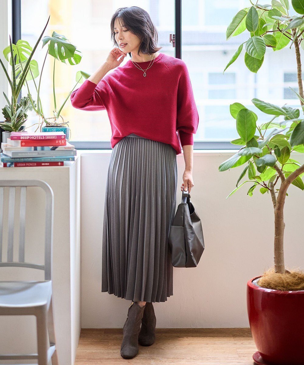 【エニー/ANY】の【洗濯機可/ウエストゴム】プリーツスカート インテリア・キッズ・メンズ・レディースファッション・服の通販 founy(ファニー) 　ファッション　Fashion　レディースファッション　Fashion for Women　スカート　Skirts　プリーツスカート / 上品フェミニンスタイル　Pleated Skirts　おすすめ　Recommended / Our Picks　フェミニン　Feminine, Girly　フレア　Flare, Flared　プリーツ　Pleats, Pleated　エレガント 上品　Elegant　人気　Popular, Best Seller　A/W・秋冬　Autumn/Winter　グレー|ID: prp329100004549323 ipo3291000000034337881