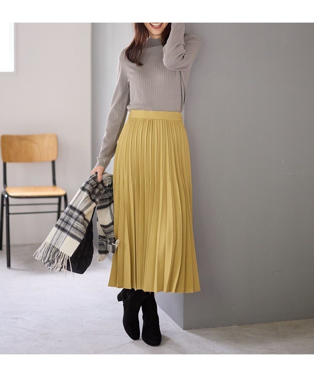 【エニー/ANY】の【ウエストゴム】プリーツスカート 人気、トレンドファッション・服の通販 founy(ファニー) 　ファッション　Fashion　レディースファッション　Fashion for Women　スカート　Skirts　プリーツスカート / 上品フェミニンスタイル　Pleated Skirts　おすすめ　Recommended / Our Picks　フェミニン　Feminine, Girly　フレア　Flare, Flared　プリーツ　Pleats, Pleated　エレガント 上品　Elegant　人気　Popular, Best Seller　A/W・秋冬　Autumn/Winter　 other-1|ID: prp329100004549323 ipo3291000000035586012