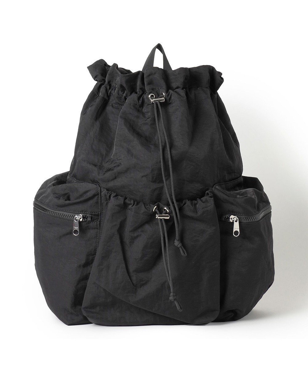 【チャコット/Chacott】のバッグパック インテリア・キッズ・メンズ・レディースファッション・服の通販 founy(ファニー) 　ファッション　Fashion　レディースファッション　Fashion for Women　おすすめ　Recommended / Our Picks　アウトドア　Outdoor Clothing　ドローストリング　Drawstring, Pull Cord　フロント　Front, Front Design　ポケット　Pocket, Pocket Detail　旅行　Travel　軽量　Lightweight, Ultra Light　ブラック|ID: prp329100004549329 ipo3291000000032719571