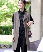 【ティアクラッセ/Tiaclasse】の【洗える】バックタックロングジレ モカ|ID: prp329100004549331 ipo3291000000033647754