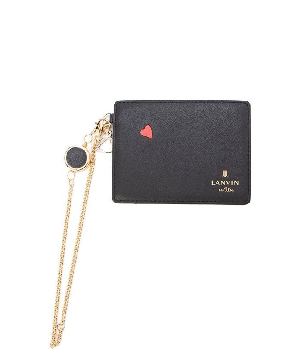 【ランバン オン ブルー/LANVIN en Bleu】のカルラ リール付きパスケース 人気、トレンドファッション・服の通販 founy(ファニー) 　ファッション　Fashion　レディースファッション　Fashion for Women　ミニ財布・二つ折り財布　Wallets & Card Cases　カッティング　Cutting Detail　シンプル　Simple, Minimal　フラット　Flat, Flat Shoes　ランダム　Random, Irregular　財布　Wallet, Purse　 other-1|ID: prp329100004549368 ipo3291000000033669405