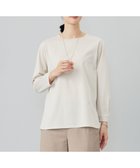 【ジェイ プレス/J.PRESS】のプレーティング シャツテール ロングスリーブ Tシャツ グレージュ系|ID: prp329100004549394 ipo3291000000034442676