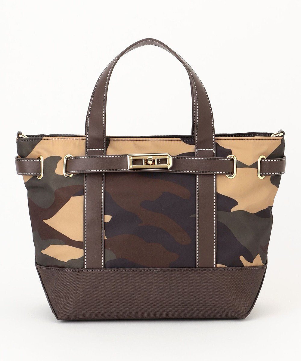 【ラ バガジェリー/LA BAGAGERIE】のベルテッド2WAYミニトート インテリア・キッズ・メンズ・レディースファッション・服の通販 founy(ファニー) ファッション Fashion レディースファッション Fashion for Women バッグ Bags スマート Smart, Elegant ベーシック Basic, Essential ポケット Pocket, Pocket Detail ラップ Wrap, Wrap Design レオパード Leopard, Animal Print 定番 Standard, Basic Item カモフラージュ|ID: prp329100004549399 ipo3291000000033673454