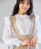 【フェルゥ/Feroux】の【洗える】ジャガードブラウス アイボリー系|ID: prp329100004549408 ipo3291000000034230858