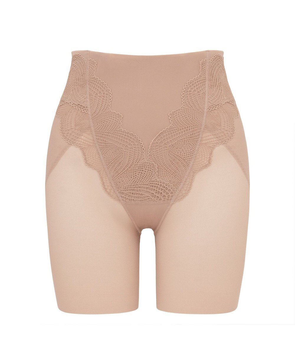 【ブラデリス ニューヨーク/BRADELIS New York】の【BRADELIS New York】メッシュシアーライトガードル 通気性抜群の補正ガードル インテリア・キッズ・メンズ・レディースファッション・服の通販 founy(ファニー) 　ファッション　Fashion　レディースファッション　Fashion for Women　下着・ランジェリー　Lingerie & Intimates　アンダーウェア・ベースインナー・肌着　Underwear / Base Layer / Undergarments　アンダー　Underwear Essentials　ギャザー　Gathered, Ruffled　吸水　Absorbent, Quick-Dry　ストレッチ　Stretch, Stretchy Fabric　タンブラー　Tumbler, Travel Mug　なめらか　Smooth, Silky Texture　フィット　Fit, Slim Fit　フラット　Flat, Flat Shoes　フロント　Front, Front Design　プリント　Print, Printed Pattern　メッシュ　Mesh, Net Fabric　ランジェリー　Lingerie, Intimate Wear　レース　Lace, Lace Fabric　おすすめ　Recommended / Our Picks　モカベージュ|ID: prp329100004549437 ipo3291000000034246589