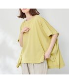 【エニィファム/any FAM】の【洗濯機可】ハイツイストコットンポンチョ風Tシャツ 人気、トレンドファッション・服の通販 founy(ファニー) ファッション Fashion レディースファッション Ladies' Fashion Online アウター Coat Outerwear ポンチョ Ponchos トップス・カットソー Tops/Tshirt シャツ/ブラウス Shirts/Blouses ロング / Tシャツ T-Shirts カットソー Cut and Sewn おすすめ Recommend カットソー Cut And Sew スリット Slit バランス Balance ポンチョ Poncho ワイド Wide 夏 Summer 春 Spring S/S・春夏 Ss・Spring/Summer thumbnail イエロー|ID: prp329100004549438 ipo3291000000032639890