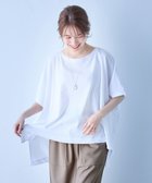 【エニィファム/any FAM】の【洗濯機可】ハイツイストコットンポンチョ風Tシャツ オフ|ID: prp329100004549438 ipo3291000000033686102