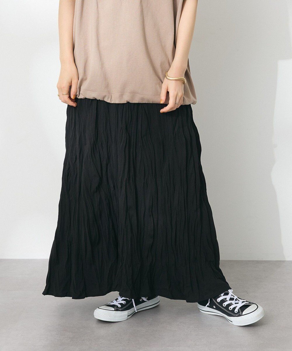 【クラフトスタンダードブティック/CRAFT STANDARD BOUTIQUE】のワッシャープリーツスカート インテリア・キッズ・メンズ・レディースファッション・服の通販 founy(ファニー) 　ファッション　Fashion　レディースファッション　Fashion for Women　スカート　Skirts　プリーツスカート / 上品フェミニンスタイル　Pleated Skirts　2024年　2024　2024-2025秋冬・A/W　Autumn/Winter 2024–25 AW24–25　プリーツ　Pleats, Pleated　ポケット　Pocket, Pocket Detail　ワッシャー　Washer, Crinkled Finish　A/W・秋冬　Autumn/Winter　Black|ID: prp329100004549445 ipo3291000000033670383