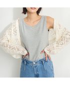 【クラフトスタンダードブティック/CRAFT STANDARD BOUTIQUE】のラメテレコタンクトップ Light Gray Mixture|ID: prp329100004549457 ipo3291000000032153006