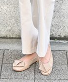 【ヌーベルローブオウ/nouvelleRobe Ou】のサイズ追加【本革・高反発・抗菌】Big Ribbon スクエアトゥ パンプス ベージュ|ID: prp329100004549463 ipo3291000000032619706