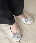 【ヌーベルローブオウ/nouvelleRobe Ou】のサイズ追加【本革・高反発・抗菌】Big Ribbon スクエアトゥ パンプス シルバー系|ID: prp329100004549463 ipo3291000000032619710