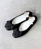 【ヌーベルローブオウ/nouvelleRobe Ou】のサイズ追加【本革・高反発・抗菌】Big Ribbon スクエアトゥ パンプス ブラック系|ID: prp329100004549463 ipo3291000000032619714