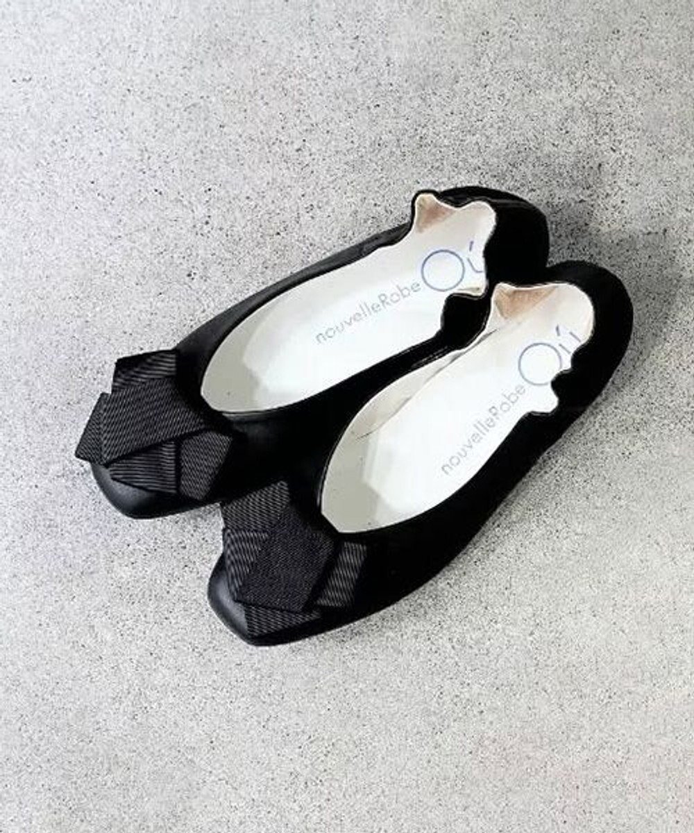 【ヌーベルローブオウ/nouvelleRobe Ou】のサイズ追加【本革・高反発・抗菌】Big Ribbon スクエアトゥ パンプス インテリア・キッズ・メンズ・レディースファッション・服の通販 founy(ファニー) 　ファッション　Fashion　レディースファッション　Ladies' Fashion Online　クッション　Cushion　抗菌　Antibacterial　シューズ　Shoes　シルバー　Silver　ツイード　Tweed　ドット　Dot　バレエ　Ballet　ビッグ　Big　フィット　Fit　フラット　Flat　ベーシック　Basic　メタリック　Metallic　モチーフ　Motif　リボン　Ribbon　A/W・秋冬　Aw・Autumn/Winter・Fw・Fall-Winter　S/S・春夏　Ss・Spring/Summer　再入荷　Restock/Back In Stock/Re Arrival　NEW・新作・新着・新入荷　New Arrivals　おすすめ　Recommend　夏　Summer　ビジネス 仕事 通勤　Business　ブラック系|ID: prp329100004549463 ipo3291000000032619714