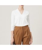 【アイシービー/iCB】の【洗える】 シンセティックフルニードル Vネックプルオーバー オフホワイト系|ID: prp329100004549466 ipo3291000000032650845