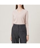 【アイシービー/iCB】の【洗える】 シンセティックフルニードル Vネックプルオーバー ダスティピンク系|ID: prp329100004549466 ipo3291000000032650847