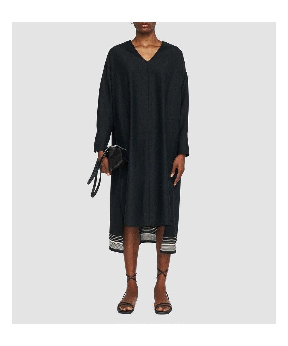 【ジョゼフ/JOSEPH】のコットンブレンド ドレス 人気、トレンドファッション・服の通販 founy(ファニー) 　ファッション　Fashion　レディースファッション　WOMEN　ワンピース　Dress　ドレス　Party Dresses　NEW・新作・新着・新入荷　New Arrivals　シルク　Silk　ジャカード　Jacquard　ストライプ　Stripe　ドレス　Dress　フィット　Fit　ポケット　Pocket　リラックス　Relax　夏　Summer　春　Spring　S/S・春夏　Ss・Spring/Summer　 other-1|ID: prp329100004549471 ipo3291000000032153089