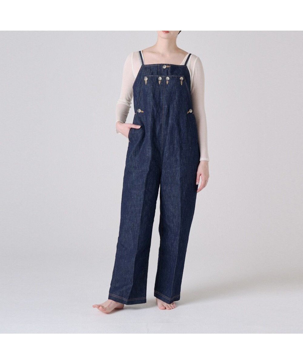 【リポトレンタアンニ/Ripo trenta anni】の【洗える/個性的】SAILOR オールインワン 人気、トレンドファッション・服の通販 founy(ファニー) 　ファッション　Fashion　レディースファッション　Ladies' Fashion Online　ワンピース　Dress　オールインワン ワンピース　All In One Dress　サロペット　Salopette　洗える　Washable　ギャザー　Gather　サロペット　Overalls　シンプル　Simple　デニム　Denim　フィット　Fit　フロント　Front　ワイド　Wide　A/W・秋冬　Aw・Autumn/Winter・Fw・Fall-Winter　S/S・春夏　Ss・Spring/Summer　再入荷　Restock/Back In Stock/Re Arrival　夏　Summer　 other-1|ID: prp329100004549473 ipo3291000000032582941