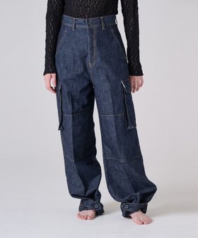 【リポトレンタアンニ/Ripo trenta anni】の【洗える】デニムカーゴパンツ 人気、トレンドファッション・服の通販 founy(ファニー) ファッション Fashion レディースファッション Fashion for Women パンツ Pants & Trousers デニムパンツ・ジーンズ・美脚デニム Denim Jeans & Pants 春 Spring 洗える Machine Washable ストレート Straight, Straight Cut デニム Denim, Jeans Material ワーク Workwear, Utility Style S/S・春夏 SS, Spring/Summer, Warm Season 夏 Summer |ID:prp329100004549476