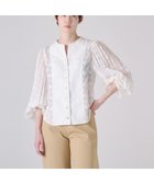 【リポトレンタアンニ/Ripo trenta anni】の【洗える/フェミニン】PLEATS ブラウス 人気、トレンドファッション・服の通販 founy(ファニー) ファッション Fashion レディースファッション Fashion for Women トップス・カットソー Cut & Sew Tops シャツ・ブラウス・オフィスカジュアル Elegant Blouses & Button-Ups 春 Spring 洗える Machine Washable カフス Cuff Design クラシック Classic, Timeless Style シンプル Simple, Minimal スリーブ Sleeve, Long Sleeve / Short Sleeve デニム Denim, Jeans Material バルーン Balloon, Balloon Silhouette フェミニン Feminine, Girly プリーツ Pleats, Pleated S/S・春夏 SS, Spring/Summer, Warm Season 夏 Summer thumbnail OFF WHITE|ID: prp329100004549479 ipo3291000000033162749