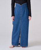 【リポトレンタアンニ/Ripo trenta anni】の【洗える/フェミニン】DENIM PENCIL スカート 人気、トレンドファッション・服の通販 founy(ファニー) ファッション Fashion レディースファッション Fashion for Women スカート Skirts デニムスカート・カジュアルスカート Denim Skirts 春 Spring 洗える Machine Washable スリット Slit, Slit Detail ダブル Double, Double-Breasted デニム Denim, Jeans Material フィット Fit, Slim Fit フェミニン Feminine, Girly フロント Front, Front Design ペチコート Petticoat, Underskirt レース Lace, Lace Fabric S/S・春夏 SS, Spring/Summer, Warm Season 夏 Summer thumbnail INDIGO|ID: prp329100004549480 ipo3291000000033536578