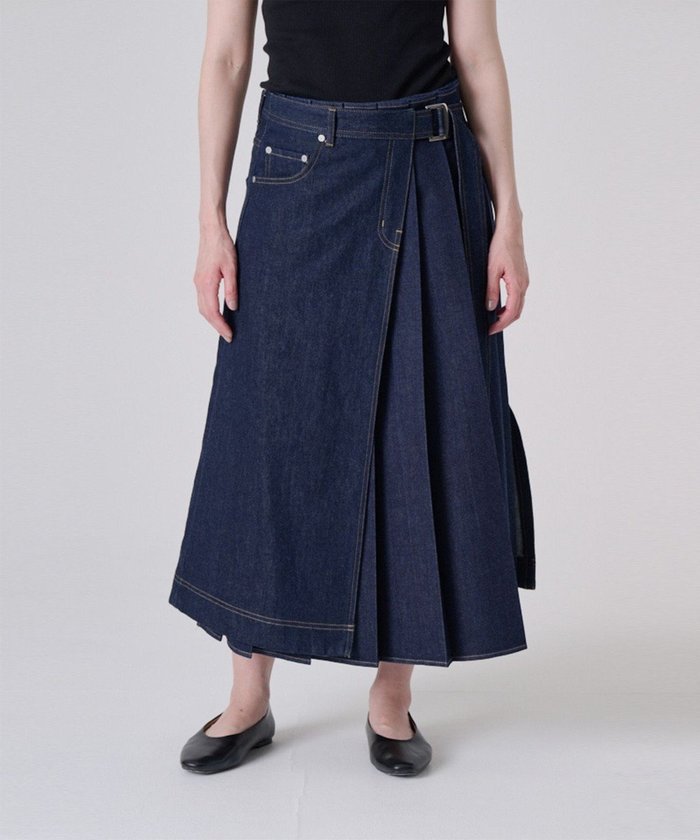【リポトレンタアンニ/Ripo trenta anni】の【洗える】ASYMMETRY デニムスカート インテリア・キッズ・メンズ・レディースファッション・服の通販 founy(ファニー) https://founy.com/ ファッション Fashion レディースファッション Fashion for Women スカート Skirts デニムスカート・カジュアルスカート Denim Skirts 洗える Machine Washable コイン Coin, Coin Design デニム Denim, Jeans Material フロント Front, Front Design プリーツ Pleats, Pleated ポケット Pocket, Pocket Detail ラップ Wrap, Wrap Design A/W・秋冬 Autumn/Winter S/S・春夏 SS, Spring/Summer, Warm Season 夏 Summer |ID: prp329100004549481 ipo3291000000032729119