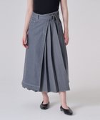 【リポトレンタアンニ/Ripo trenta anni】の【洗える】ASYMMETRY デニムスカート GRAY|ID: prp329100004549481 ipo3291000000032729123