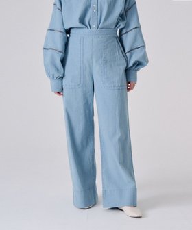 【リポトレンタアンニ/Ripo trenta anni】の【洗える】LADDER LACE デニムパンツ 人気、トレンドファッション・服の通販 founy(ファニー) ファッション Fashion レディースファッション WOMEN パンツ Pants デニムパンツ Denim Pants 春 Spring 洗える Washable デニム Denim フロント Front ポケット Pocket レース Race S/S・春夏 Ss・Spring/Summer 夏 Summer |ID:prp329100004549484