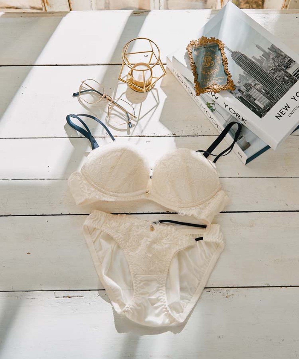 【三愛水着楽園/San-ai Resort】の【northerly bra フィットシリーズ 谷間メイク】 Wストラップ ブラジャー&ショーツSet B～Fカップ インテリア・キッズ・メンズ・レディースファッション・服の通販 founy(ファニー) 　ファッション　Fashion　レディースファッション　Fashion for Women　アンダー　Underwear Essentials　ショーツ　Shorts, Short Pants　フィット　Fit, Slim Fit　ブラジャー　Bra, Lingerie　ポケット　Pocket, Pocket Detail　ラップ　Wrap, Wrap Design　ワイヤー　Wire, Wired Bra　ホワイト|ID: prp329100004549485 ipo3291000000032729142