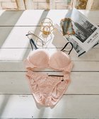 【三愛水着楽園/San-ai Resort】の【northerly bra フィットシリーズ 谷間メイク】 Wストラップ ブラジャー&ショーツSet B~Fカップ ピンク|ID: prp329100004549485 ipo3291000000032729143