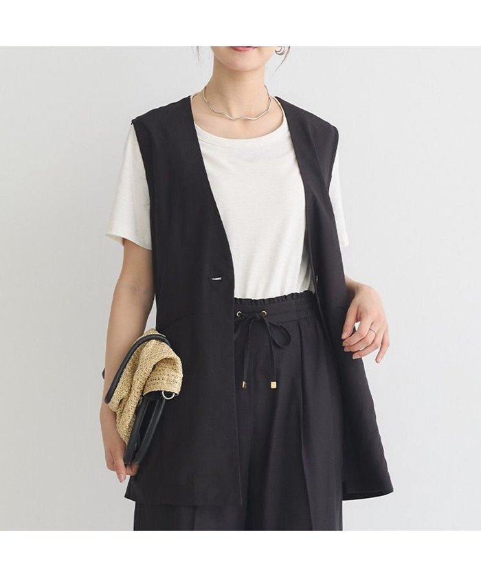 【アースミュージックアンドエコロジー/earth music&ecology】のリラックスジレ インテリア・キッズ・メンズ・レディースファッション・服の通販 founy(ファニー) https://founy.com/ ファッション Fashion レディースファッション Fashion for Women アウター Coat / Outerwear Collection トップス・カットソー Cut & Sew Tops ベスト&ジレ / 重ね着スタイル Vests & Gilets おすすめ Recommended / Our Picks セットアップ Set-Up, Coordinated Outfit ベスト Vest, Waistcoat ポケット Pocket, Pocket Detail 夏 Summer 春 Spring S/S・春夏 SS, Spring/Summer, Warm Season |ID: prp329100004549533 ipo3291000000033534913