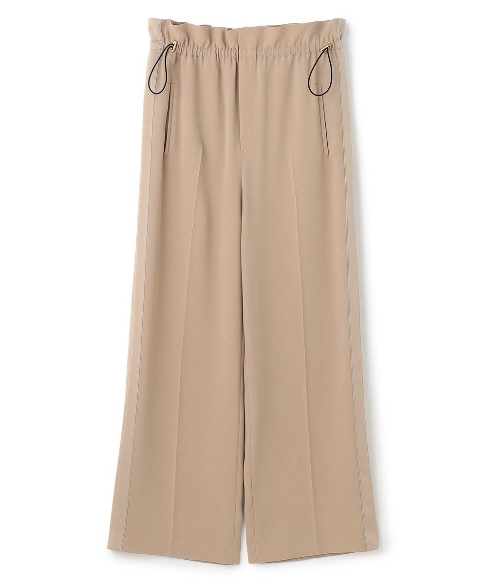 【ベイジ,/BEIGE,】の【洗える】FLEUR / ウエストゴムワイドストレートパンツ 人気、トレンドファッション・服の通販 founy(ファニー) 　ファッション　Fashion　レディースファッション　Ladies' Fashion Online　パンツ　Pants　春　Spring　洗える　Washable　ギャザー　Gather　サテン　Satin　ジャケット　Jacket　ストレート　Straight　スポーティ　Sporty　センター　Center　とろみ　Thickness　定番　Standard　リラックス　Relax　ロング　Long　ワイド　Wide　A/W・秋冬　Aw・Autumn/Winter・Fw・Fall-Winter　S/S・春夏　Ss・Spring/Summer　夏　Summer　エレガント 上品　Elegant　 other-1|ID: prp329100004549538 ipo3291000000032583065