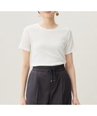 【自由区/JIYU-KU】の【洗える】シャーリングジャージー Tシャツ オフホワイト|ID: prp329100004549539 ipo3291000000032575993