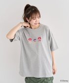 【グリーンパークス/Green Parks】のシュガーラッシュ / クロスステッチ刺繡半袖TEE Gray Mixture|ID: prp329100004549569 ipo3291000000032583967