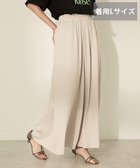 【アメリカンホリック/AMERICAN HOLIC】の(選べる丈2サイズ)接触冷感ギャザースカーチョ【WEB限定カラー有り】 Light Beige|ID: prp329100004549596 ipo3291000000032480685