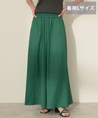 【アメリカンホリック/AMERICAN HOLIC】の(選べる丈2サイズ)接触冷感ギャザースカーチョ【WEB限定カラー有り】 Green|ID: prp329100004549596 ipo3291000000032480686