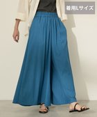 【アメリカンホリック/AMERICAN HOLIC】の(選べる丈2サイズ)接触冷感ギャザースカーチョ【WEB限定カラー有り】 Blue|ID: prp329100004549596 ipo3291000000032480688