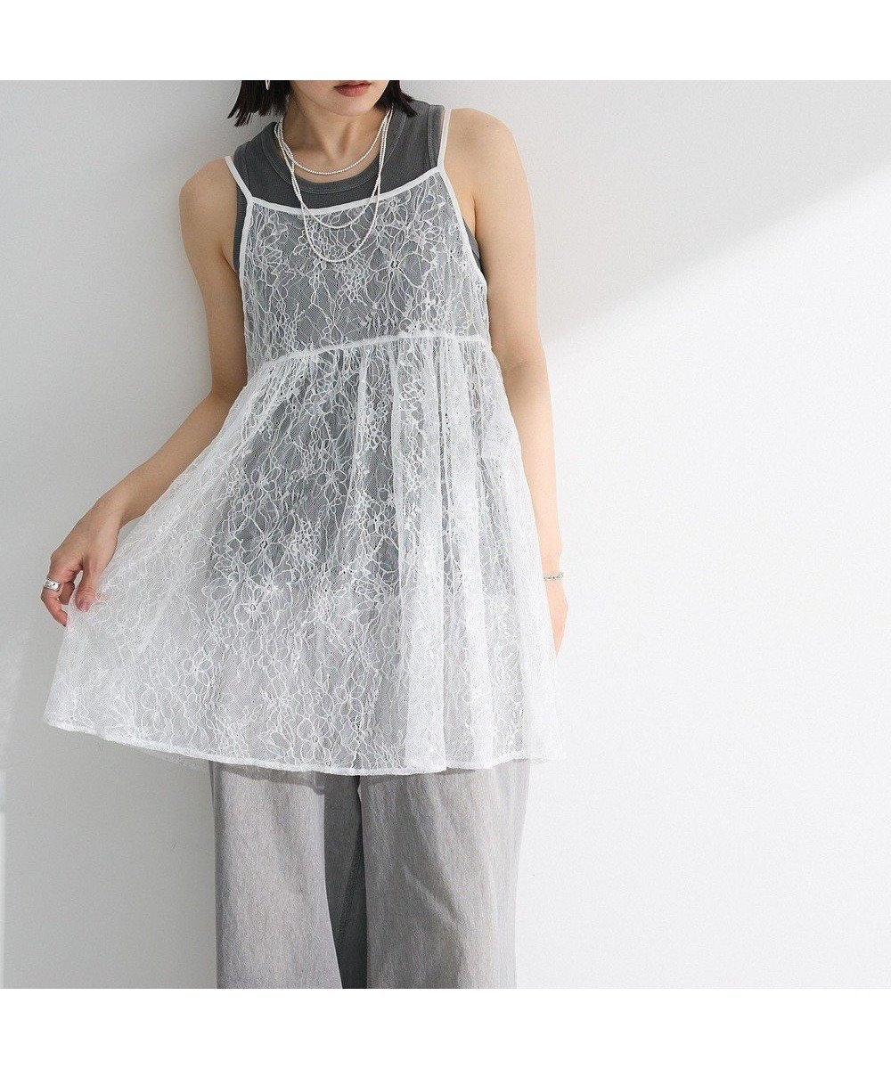【グリーンパークス/Green Parks】の前後2WAYレーススパンコールビスチェ 人気、トレンドファッション・服の通販 founy(ファニー) 　ファッション　Fashion　レディースファッション　Ladies' Fashion Online　アウター　Coat Outerwear　トップス・カットソー　Tops/Tshirt　ベスト/ジレ　Gilets/Vests　ビスチェ　Bustier　おすすめ　Recommend　カットソー　Cut And Sew　スパンコール　Sequins　ベスト　Vest　ポケット　Pocket　レース　Race　今季　This Season　夏　Summer　春　Spring　S/S・春夏　Ss・Spring/Summer　 other-1|ID: prp329100004549603 ipo3291000000032583416