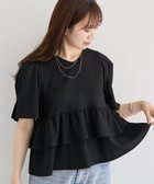 【グリーンパークス/Green Parks】の・PetitFleur 2wayダイヤ柄プルオーバ Black|ID: prp329100004549619 ipo3291000000032728741