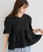 【グリーンパークス/Green Parks】の・PetitFleur 2wayダイヤ柄プルオーバ 人気、トレンドファッション・服の通販 founy(ファニー) ファッション Fashion レディースファッション Fashion for Women トップス・カットソー Cut & Sew Tops シャツ・ブラウス・オフィスカジュアル Elegant Blouses & Button-Ups ロングTシャツ・Tシャツ Longline T-Shirts & Tees カットソー・ベーシックTシャツ Cut-and-Sewn Tops / Stretch Tees & Basics おすすめ Recommended / Our Picks カットソー Cut and Sewn Top シンプル Simple, Minimal スラックス Slacks, Dress Pants デニム Denim, Jeans Material ボトム Bottoms, Lower Wear ポケット Pocket, Pocket Detail エレガント 上品 Elegant 半袖 Short Sleeve, Half Sleeve 夏 Summer 春 Spring S/S・春夏 SS, Spring/Summer, Warm Season thumbnail Black|ID: prp329100004549619 ipo3291000000033041861