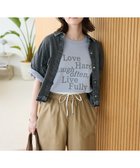 【グリーンパークス/Green Parks】の・ELENCARE DUE デニムショートシャツ Gray|ID: prp329100004549628 ipo3291000000033163172