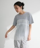 【グリーンパークス/Green Parks】の・ELENCARE DUE チュールドッキングTEE Gray Mixture|ID: prp329100004549639 ipo3291000000032583475